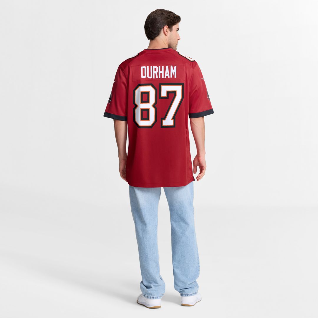 Payne Durham Tampa Bay Buccaneers Nike Game Jersey - Red