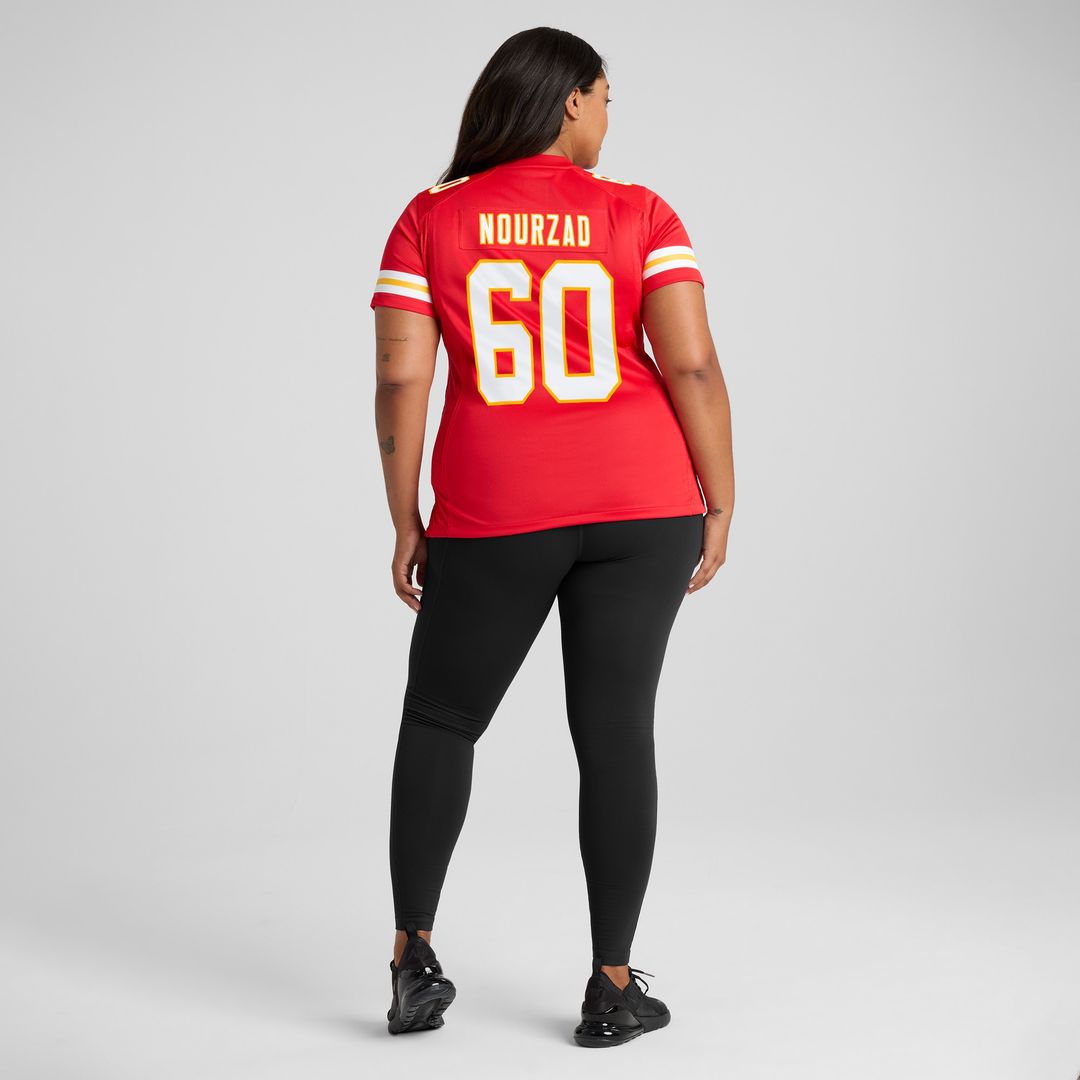 Hunter Nourzad Kansas City Chiefs Nike Women's Game Jersey - Red