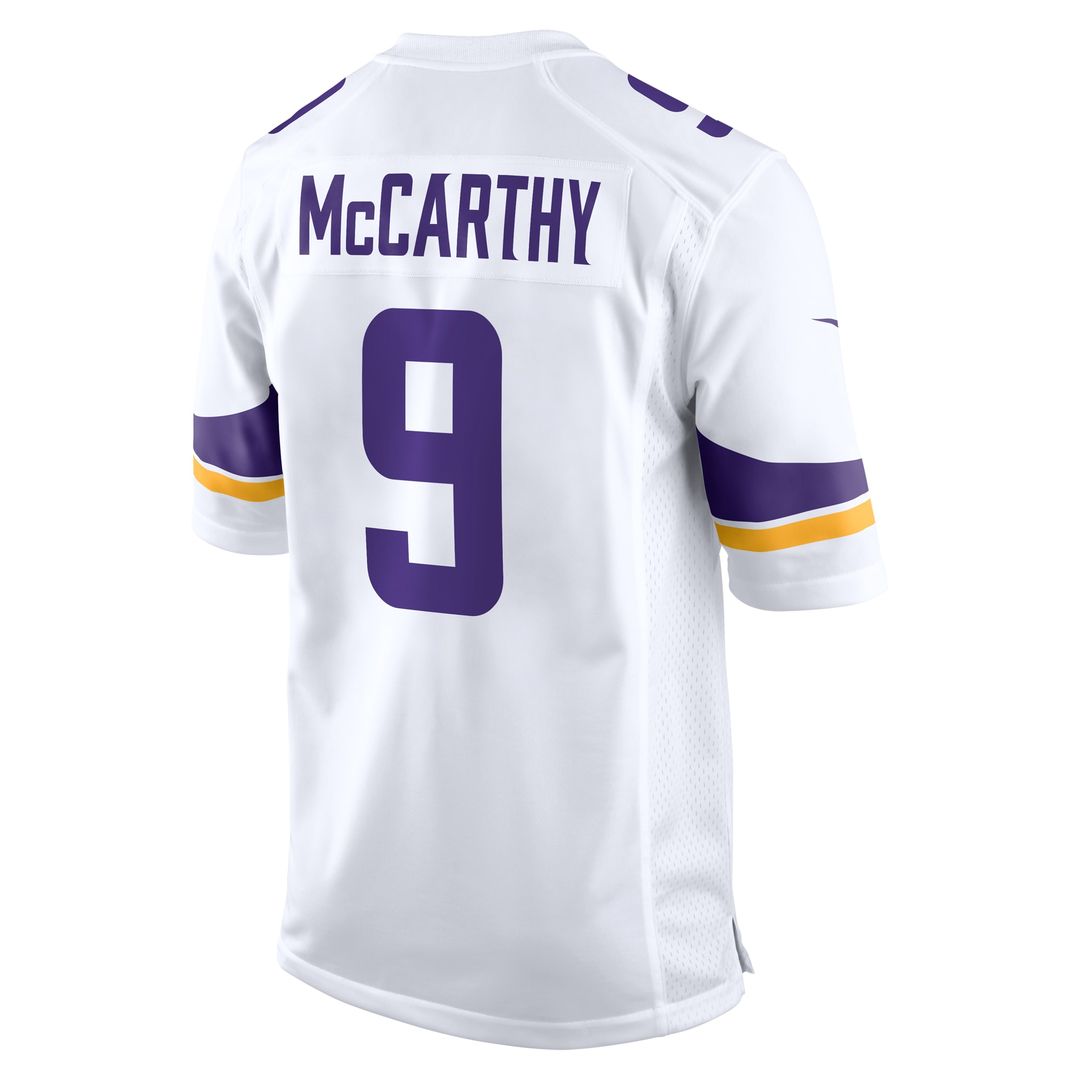 J.J. McCarthy Minnesota Vikings Nike 2nd Alternate Player Game Jersey - Purple