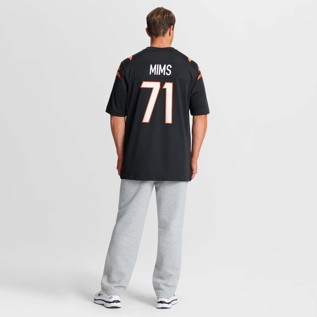 Amarius Mims Cincinnati Bengals Nike Player Game Jersey - Black