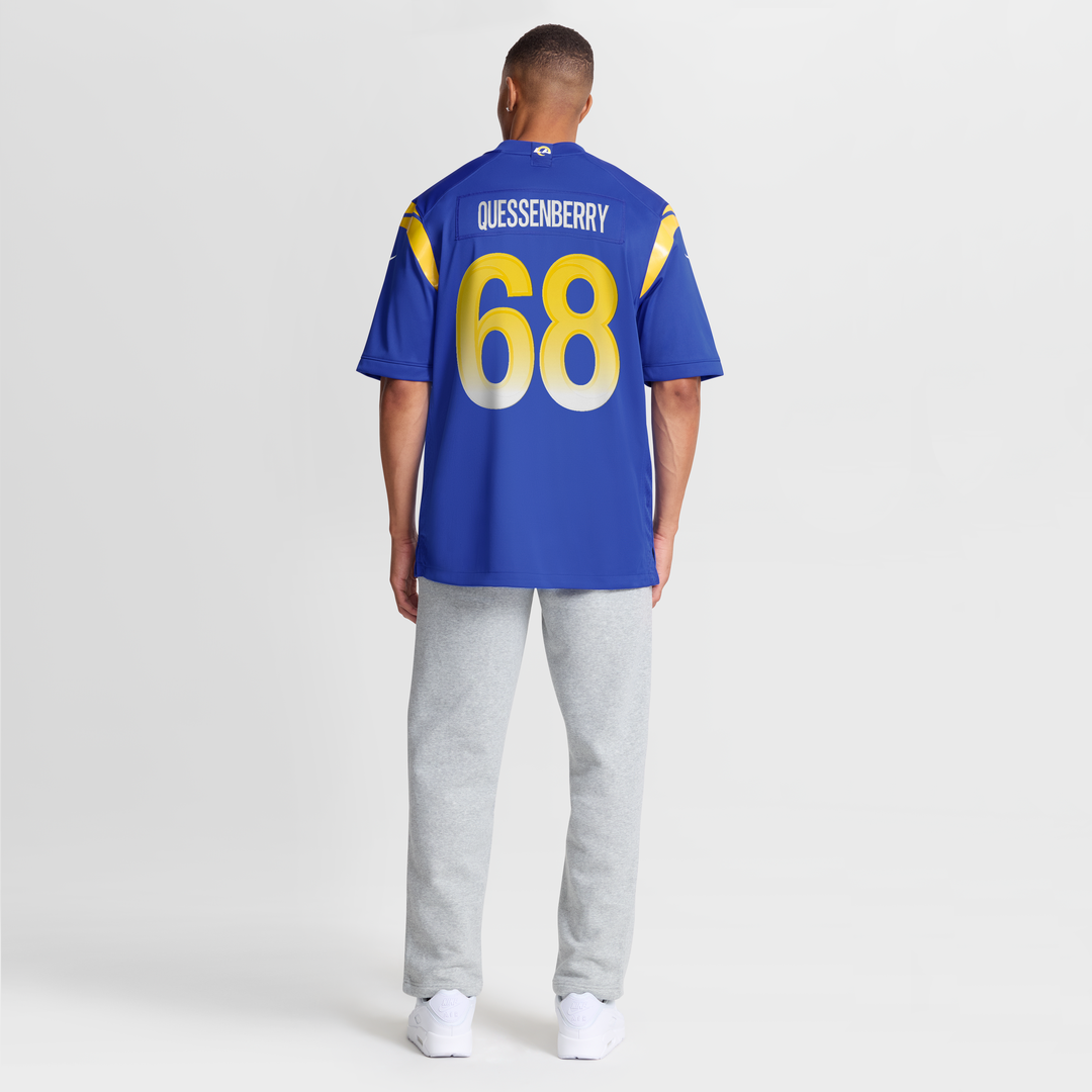 David Quessenberry Los Angeles Rams Nike Team Game Jersey - Royal