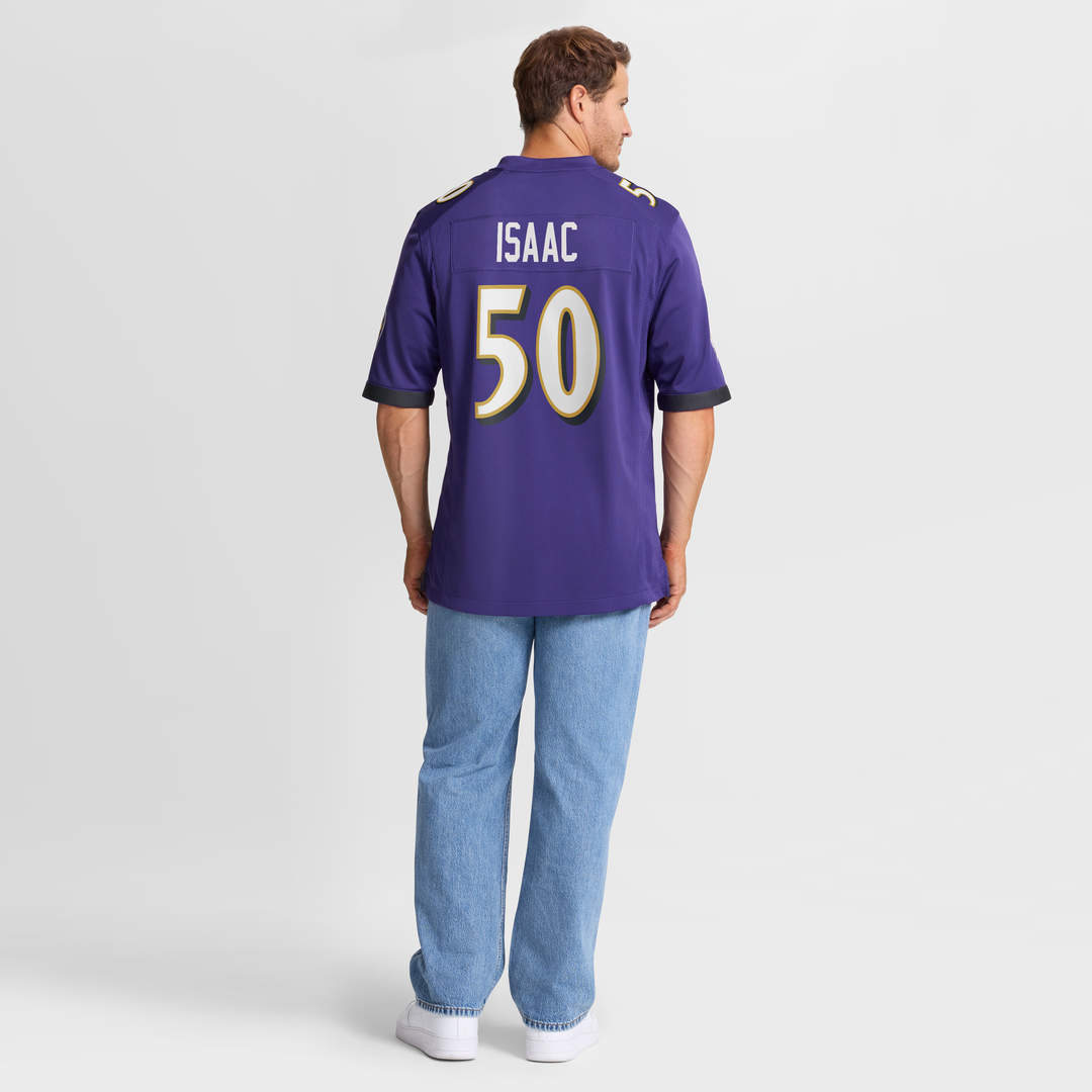 Adisa Isaac Baltimore Ravens Nike Team Game Jersey - Purple