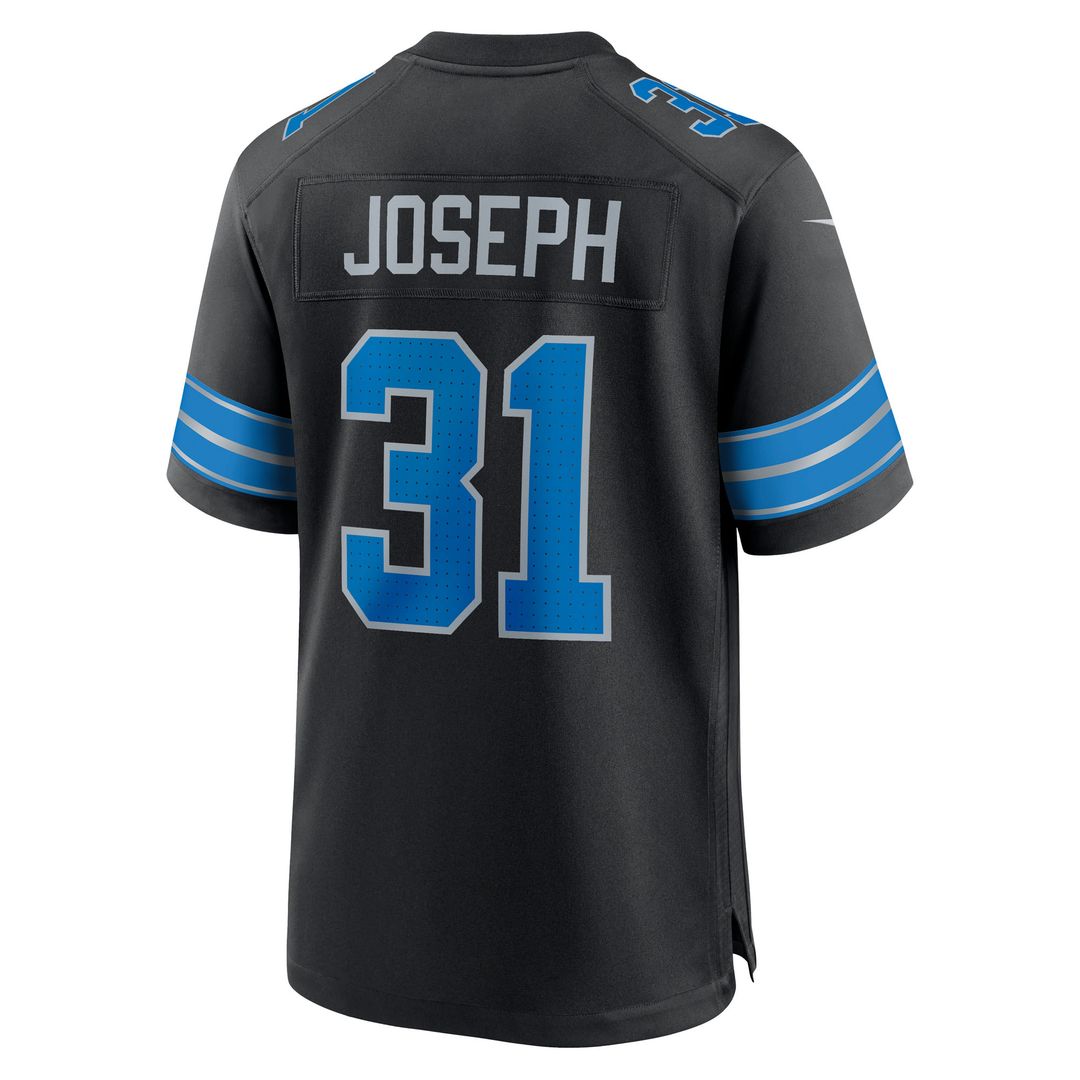 Kerby Joseph Detroit Lions Nike Team Game Jersey - Blue