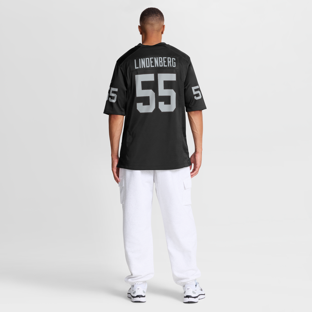 Cody Lindenberg Las Vegas Raiders Nike Team Game Jersey - Black