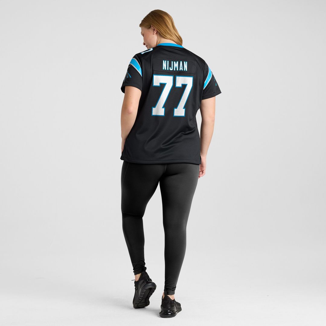 Yosh Nijman Carolina Panthers Nike Women's Game Jersey - Black