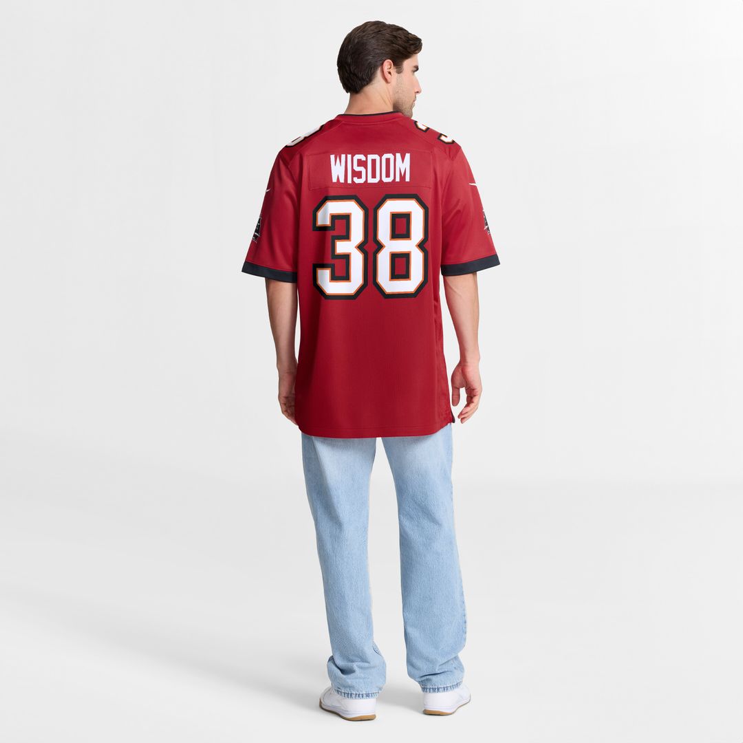 Rashad Wisdom Tampa Bay Buccaneers Nike Team Game Jersey - Red