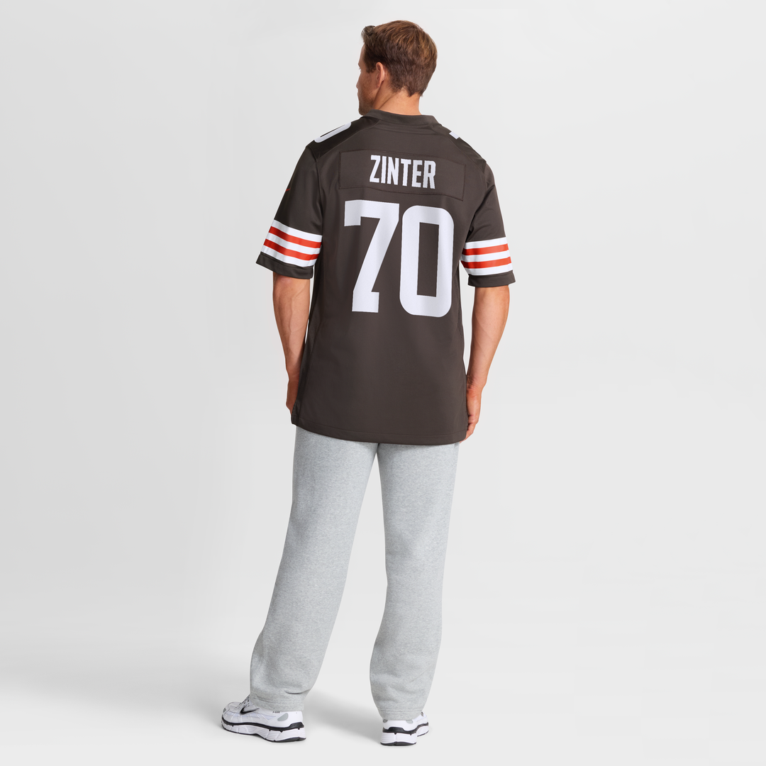Zak Zinter Cleveland Browns Nike Team Game Jersey - Brown