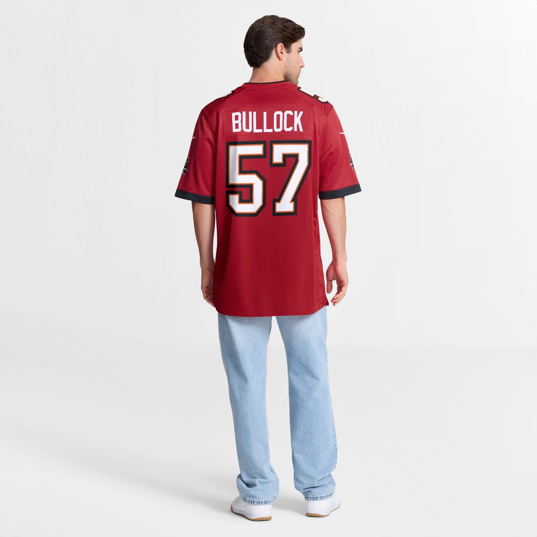 John Bullock Tampa Bay Buccaneers Nike Team Game Jersey - Red