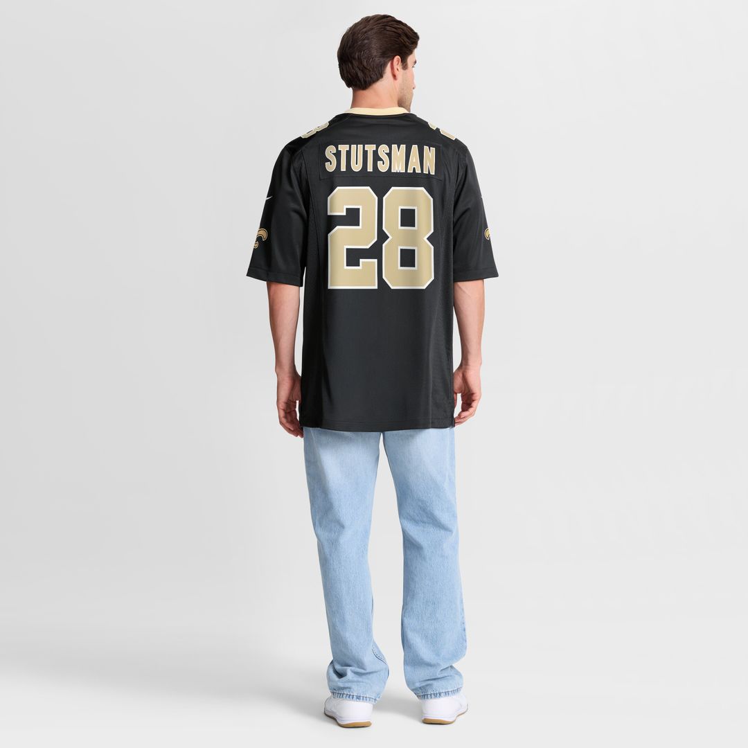 Danny Stutsman New Orleans Saints Nike Team Game Jersey - Black