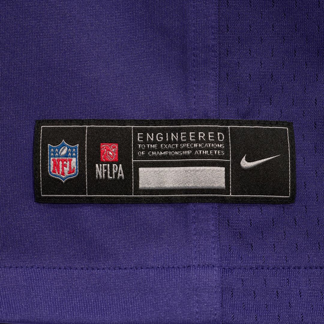 Josh Tupou Baltimore Ravens Nike Team Game Jersey - Purple