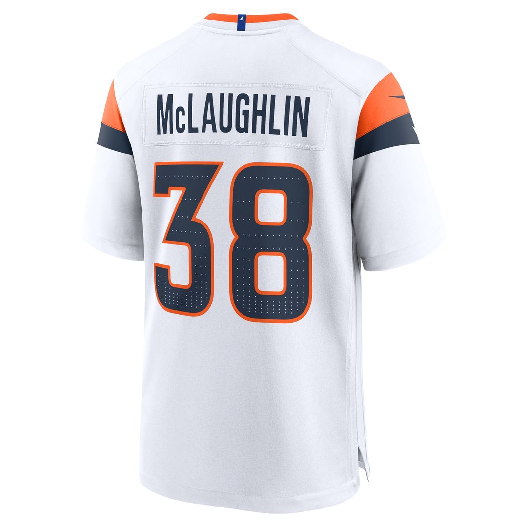 Jaleel McLaughlin Denver Broncos Nike Team Game Jersey - Orange