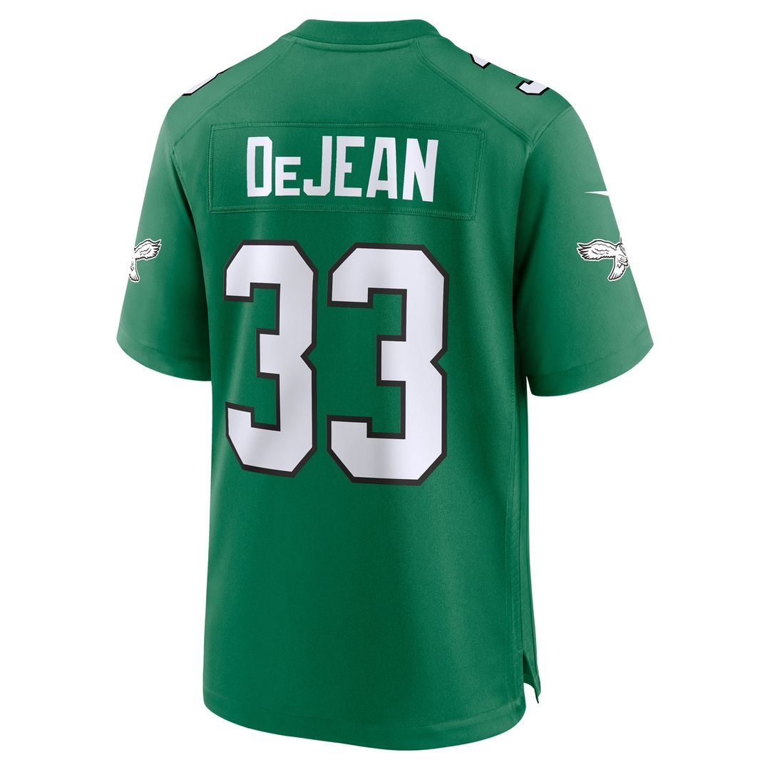 Cooper DeJean Philadelphia Eagles Nike Team Game Jersey - Midnight Green