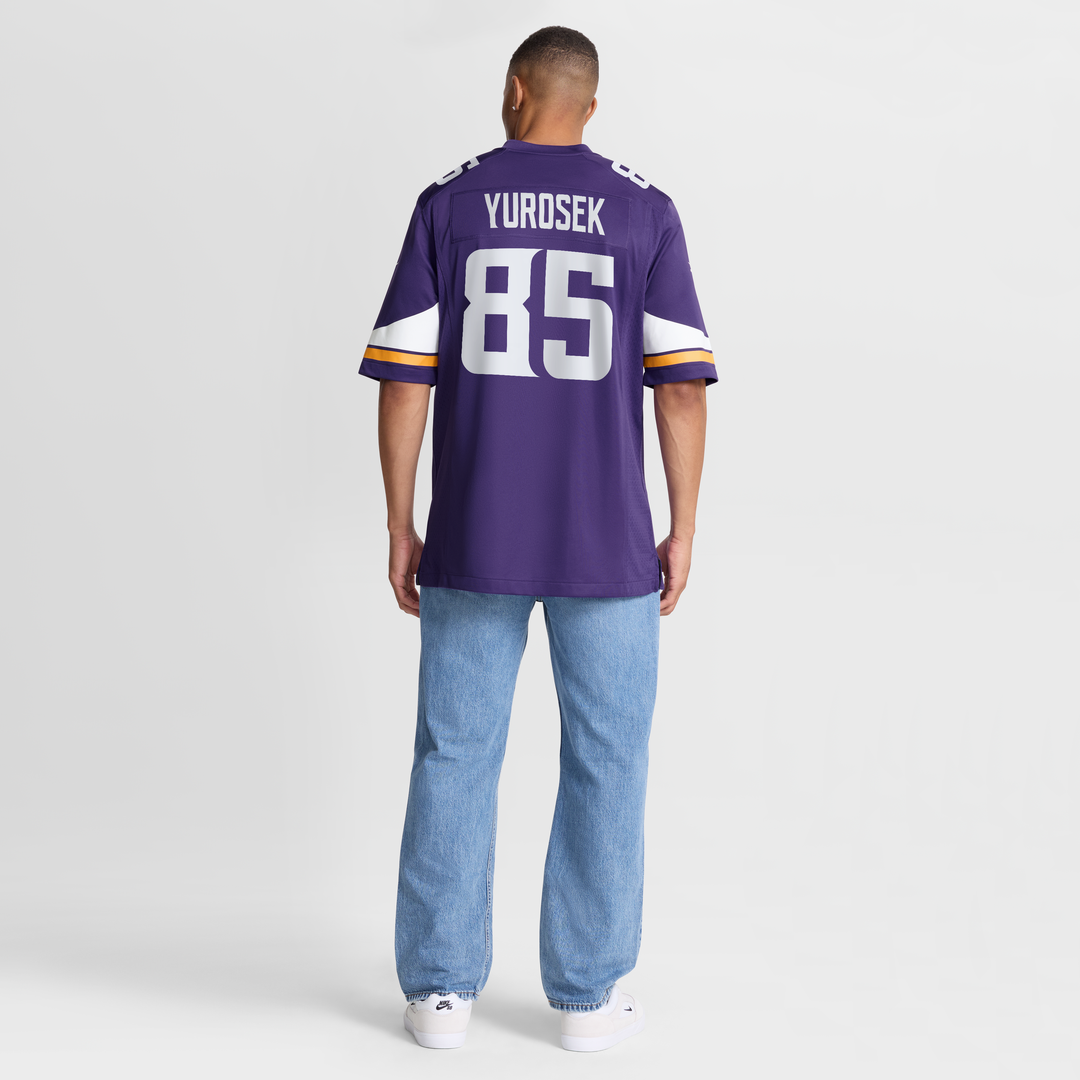 Ben Yurosek Minnesota Vikings Nike Team Game Jersey - Purple