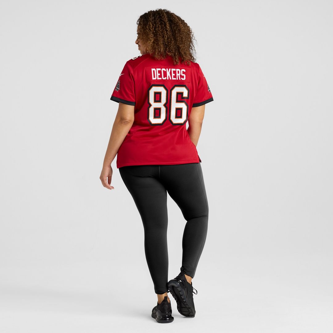 Evan Deckers Tampa Bay Buccaneers Nike Women's Team Game Jersey - Red