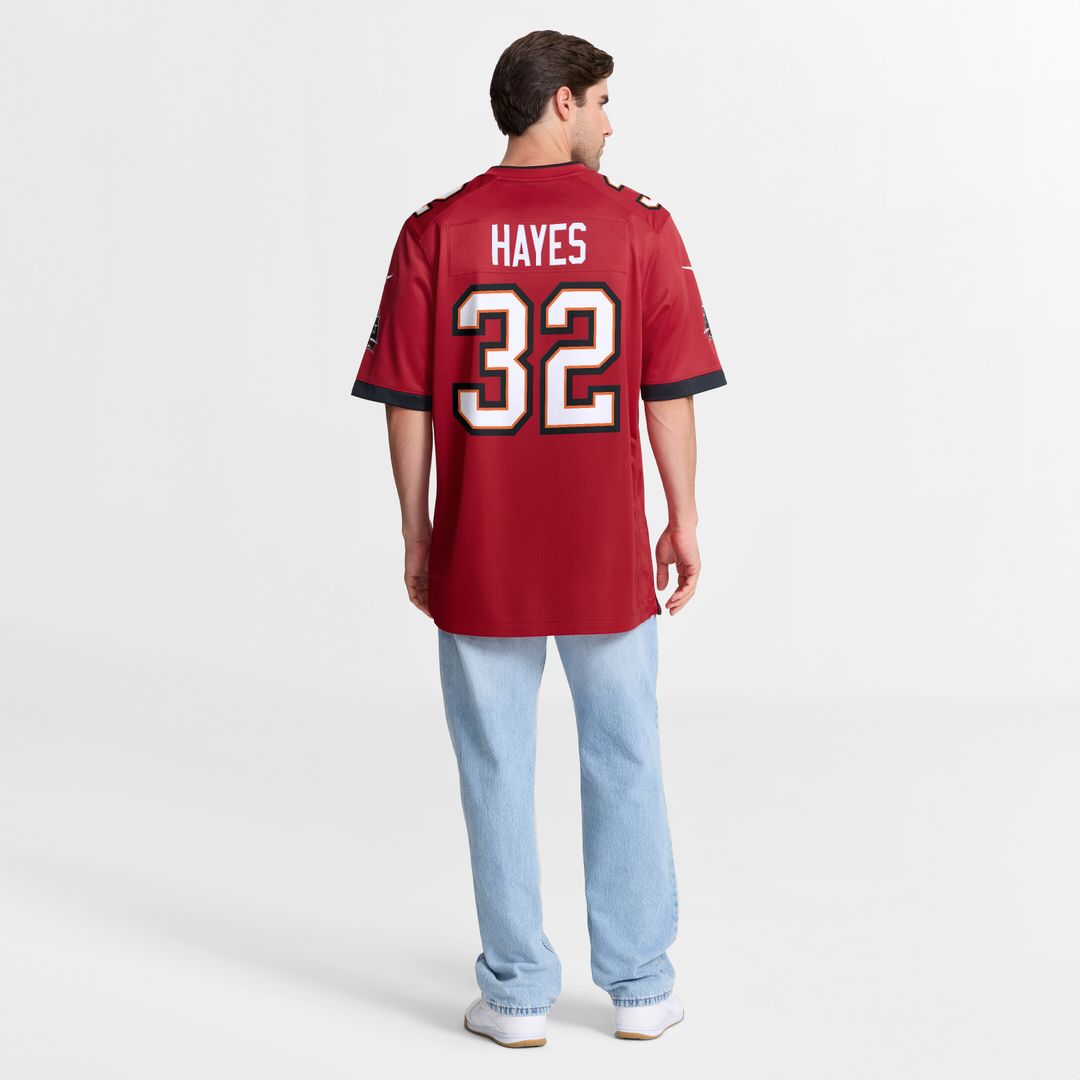 Josh Hayes Tampa Bay Buccaneers Nike Game Jersey - Red
