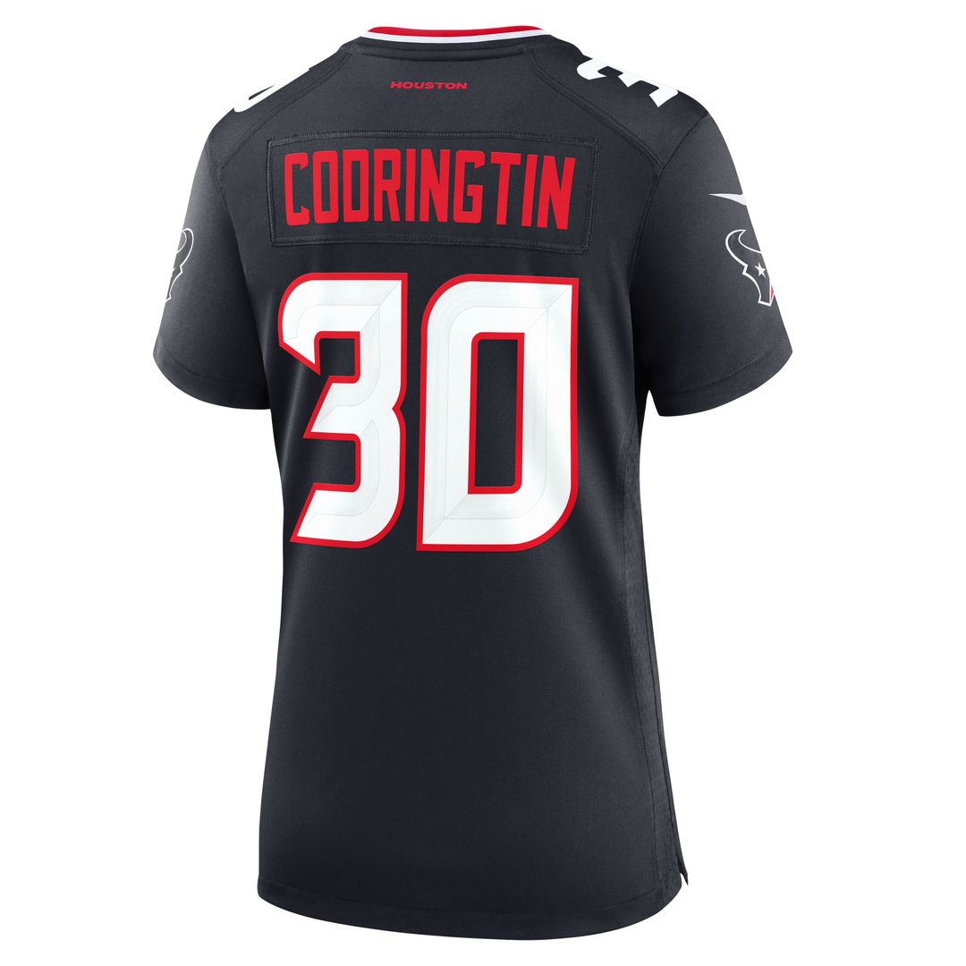 Brandon Codrington Houston Texans Nike Women's Team Game Jersey - Navy