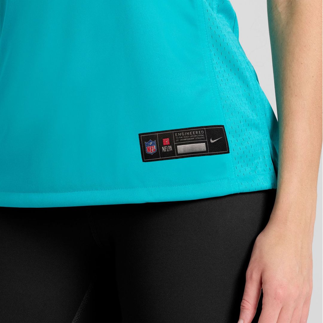 Quinn Ewers Miami Dolphins Nike Women's Team Game Jersey - Aqua