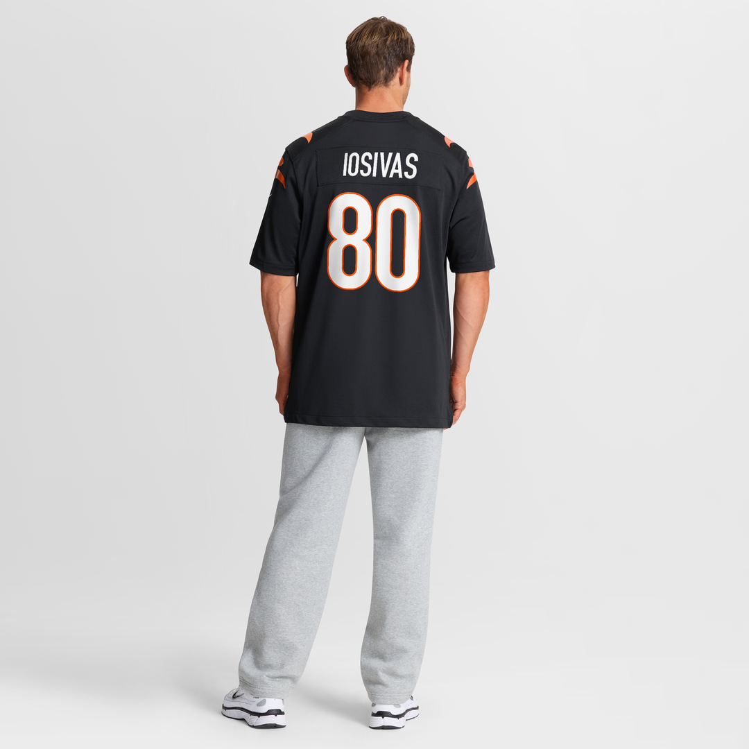Andrei Iosivas Cincinnati Bengals Nike Team Game Jersey - Black