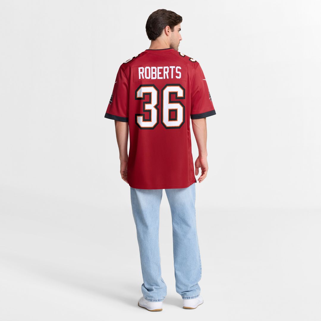 JJ Roberts Tampa Bay Buccaneers Nike Team Game Jersey - Red