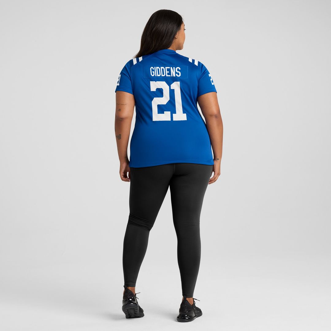 DJ Giddens Indianapolis Colts Nike Women's Team Game Jersey - Royal
