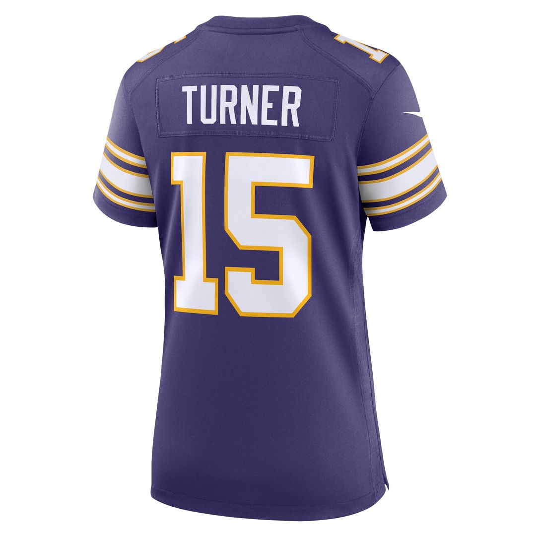 Dallas Turner Minnesota Vikings Nike Women's Alternate Game Jersey - White