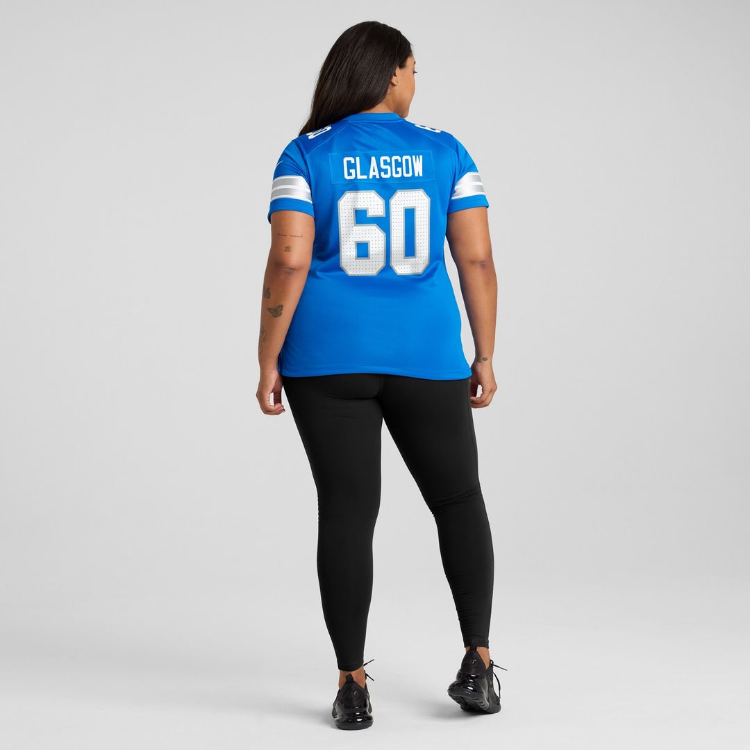 Graham Glasgow Detroit Lions Nike Women's Team Game Jersey - Blue