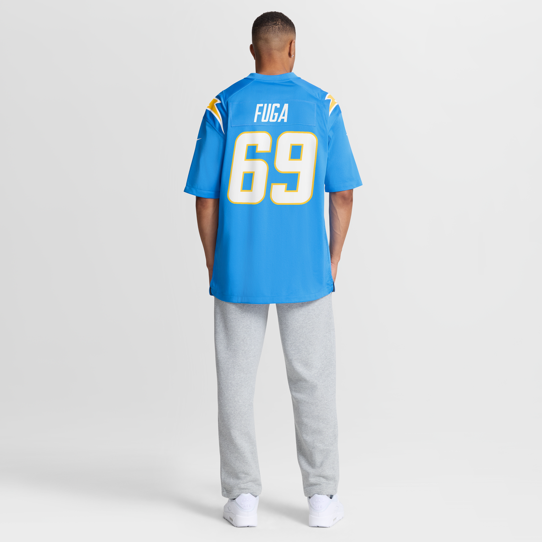Josh Fuga Los Angeles Chargers Nike Team Game Jersey - Powder Blue