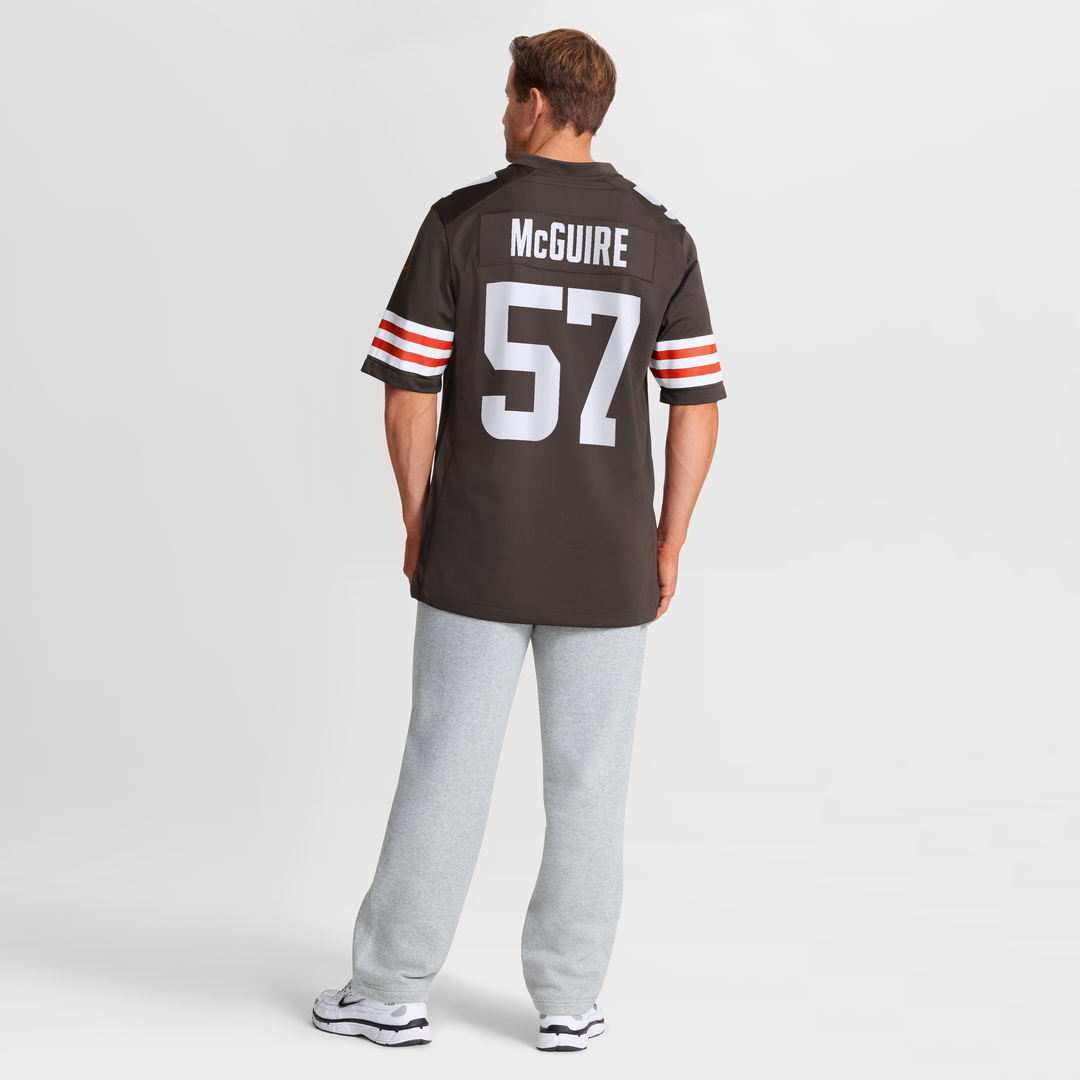 Isaiah McGuire Cleveland Browns Nike Team Game Jersey - Brown