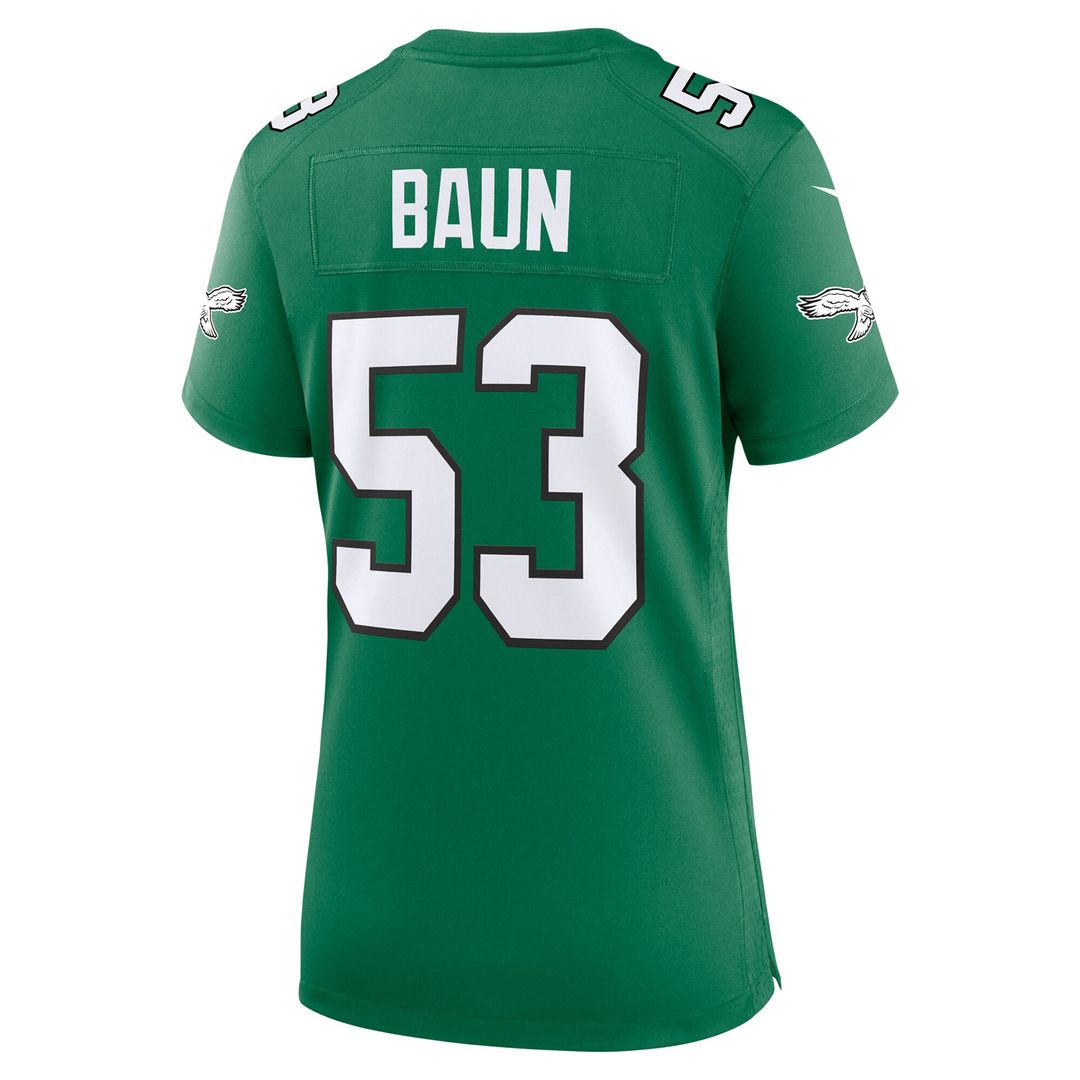 Zack Baun Philadelphia Eagles Nike Women's Game Jersey - Midnight Green