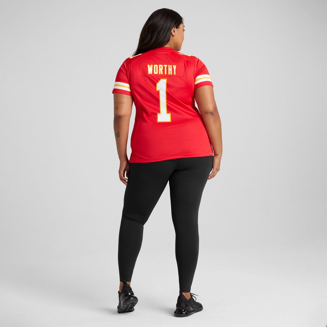 Xavier Worthy Kansas City Chiefs Nike Women's Game Jersey - Red