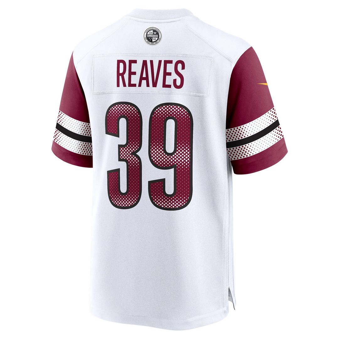 Jeremy Reaves Washington Commanders Nike Game Jersey - Burgundy