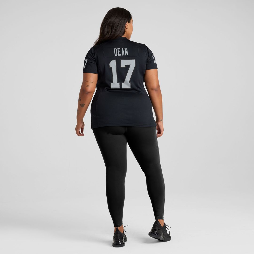 Nakobe Dean Las Vegas Raiders Nike Women's Team Game Jersey - Black