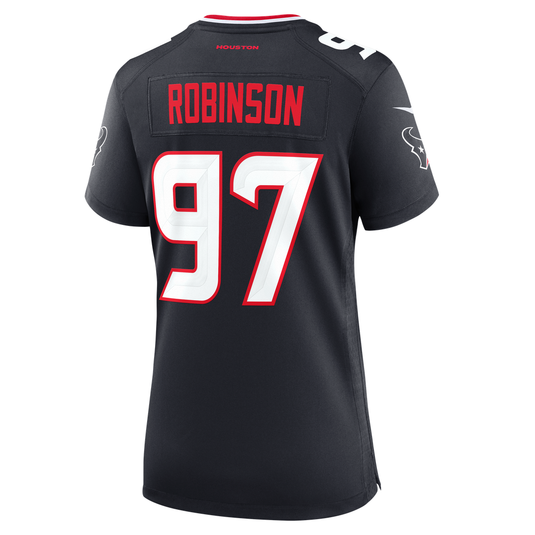 Dominique Robinson Houston Texans Nike Women's Team Game Jersey - Navy