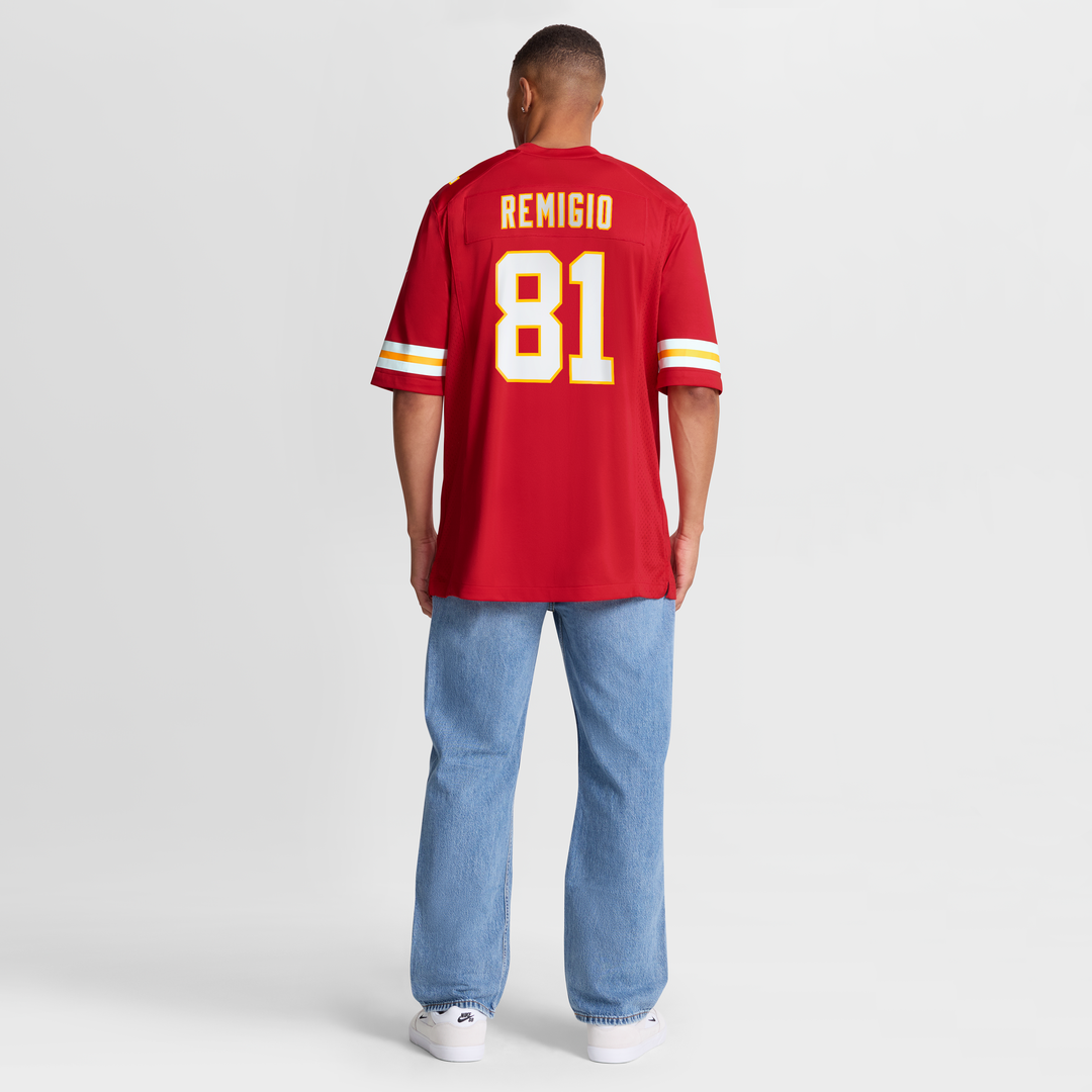 Nikko Remigio Kansas City Chiefs Nike Team Game Jersey - Red