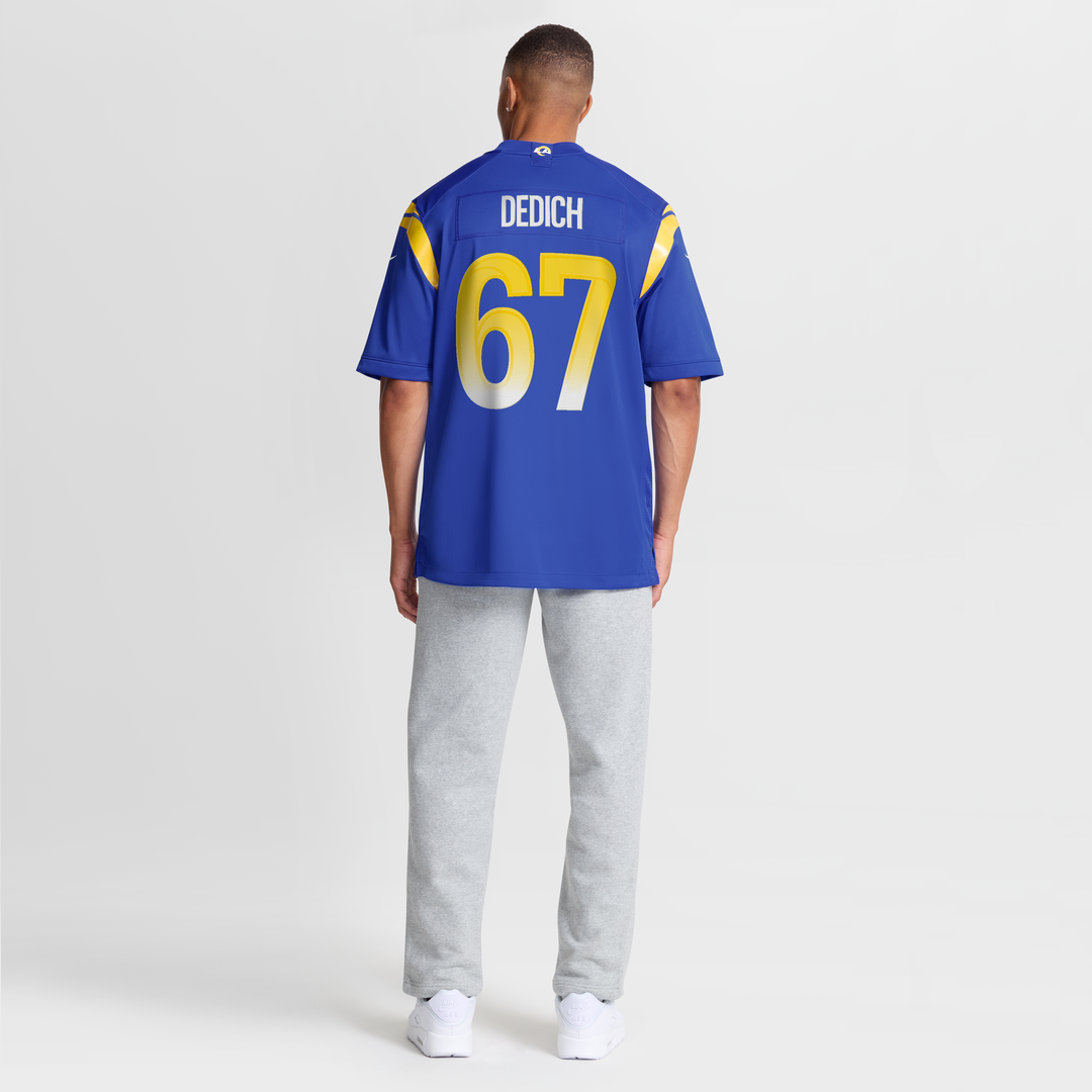 Justin Dedich Los Angeles Rams Nike Game Jersey - Royal