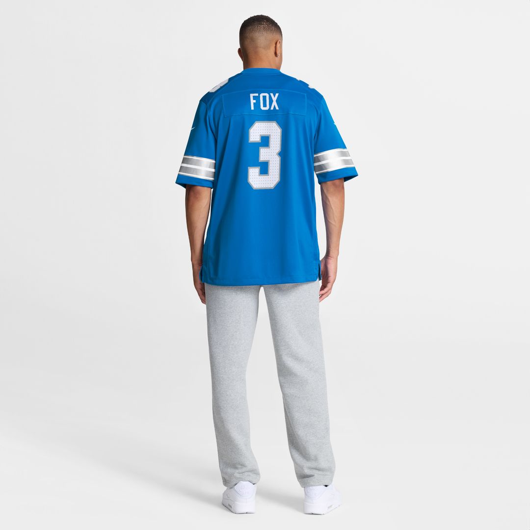 Jack Fox Detroit Lions Nike Team Game Jersey - Blue