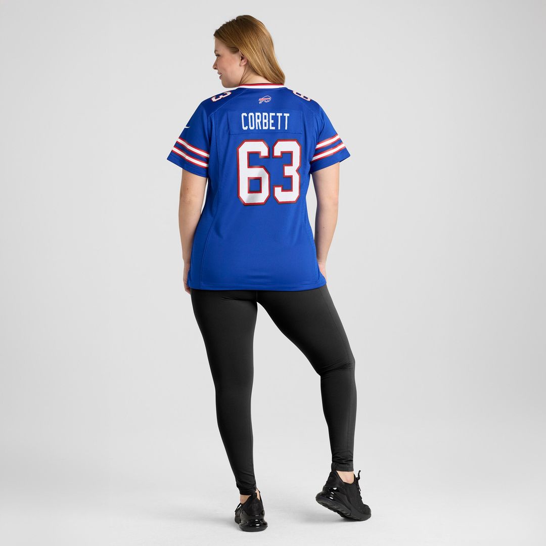 Austin Corbett Buffalo Bills Nike Women's Team Game Jersey - Royal