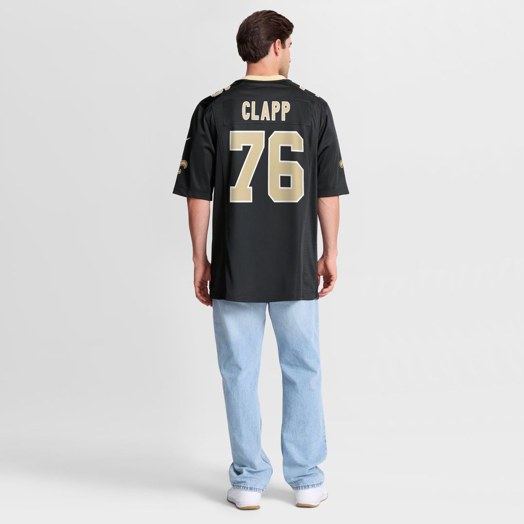 Will Clapp New Orleans Saints Nike Team Game Jersey - Black