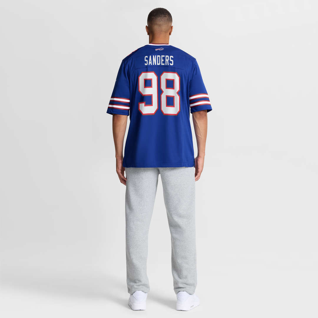 T.J. Sanders Buffalo Bills Nike Team Game Jersey - Royal