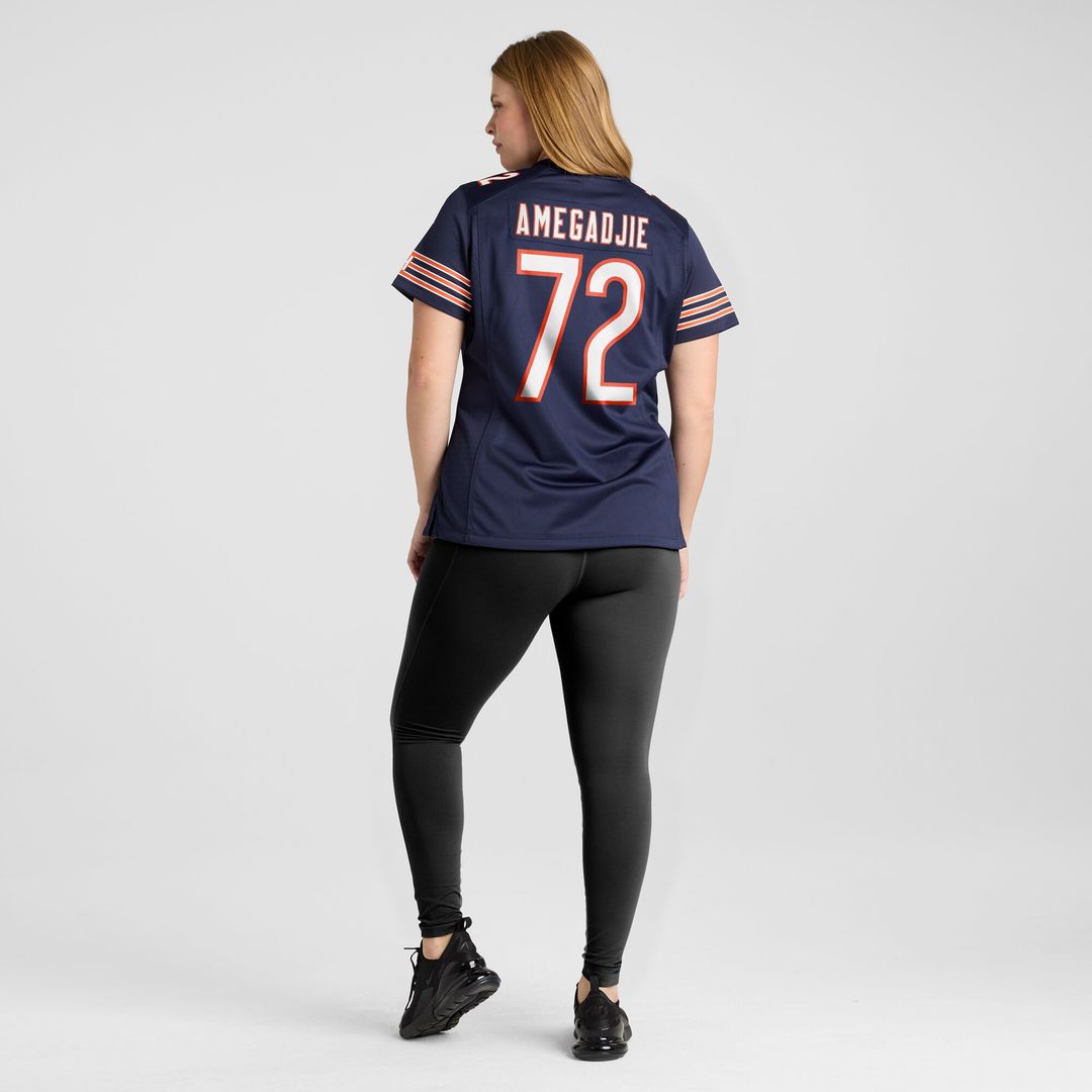 Kiran Amegadjie Chicago Bears Nike Women's Game Jersey - Navy