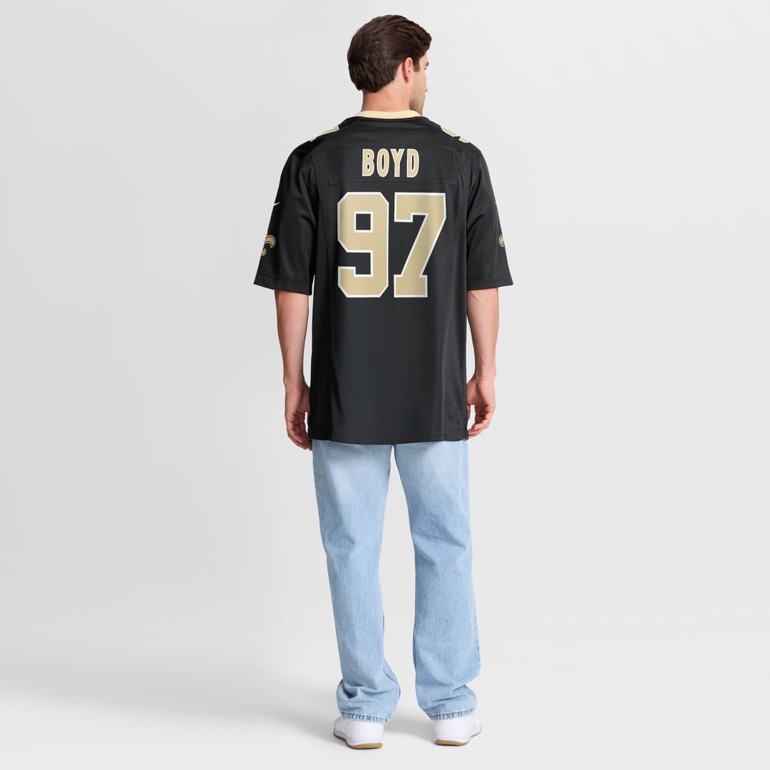 Khristian Boyd New Orleans Saints Nike Game Jersey - Black