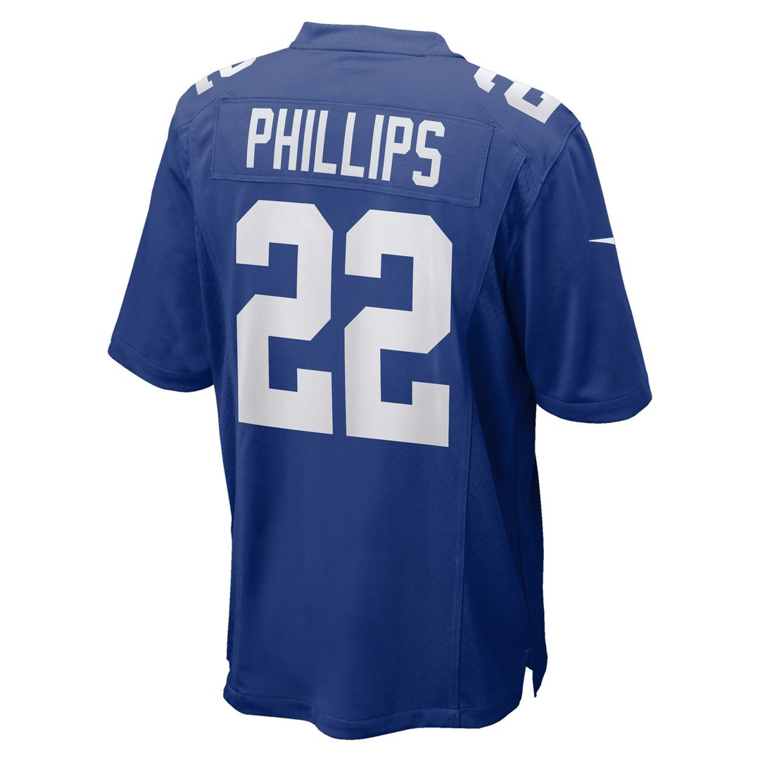 Dru Phillips New York Giants Nike Team Game Jersey - Royal