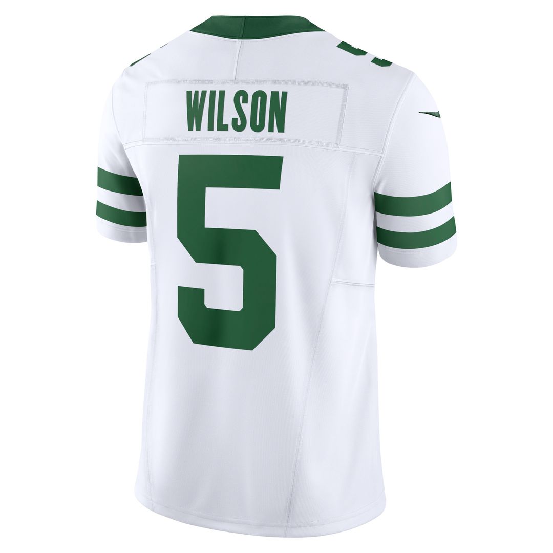 Garrett Wilson New York Jets Nike Alternate Vapor F.U.S.E. Limited Jersey - Legacy Black