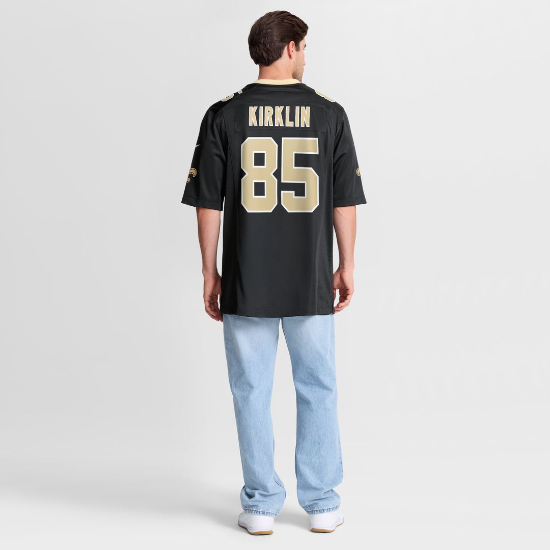 Jontre Kirklin New Orleans Saints Nike Team Game Jersey - Black