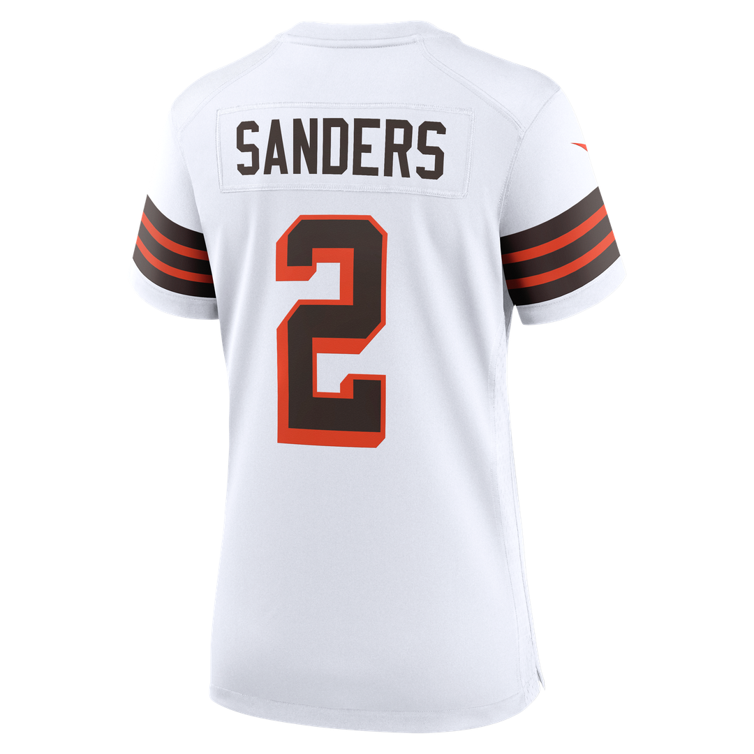 Shedeur Sanders Cleveland Browns Nike Women's Alternate Game Jersey - White
