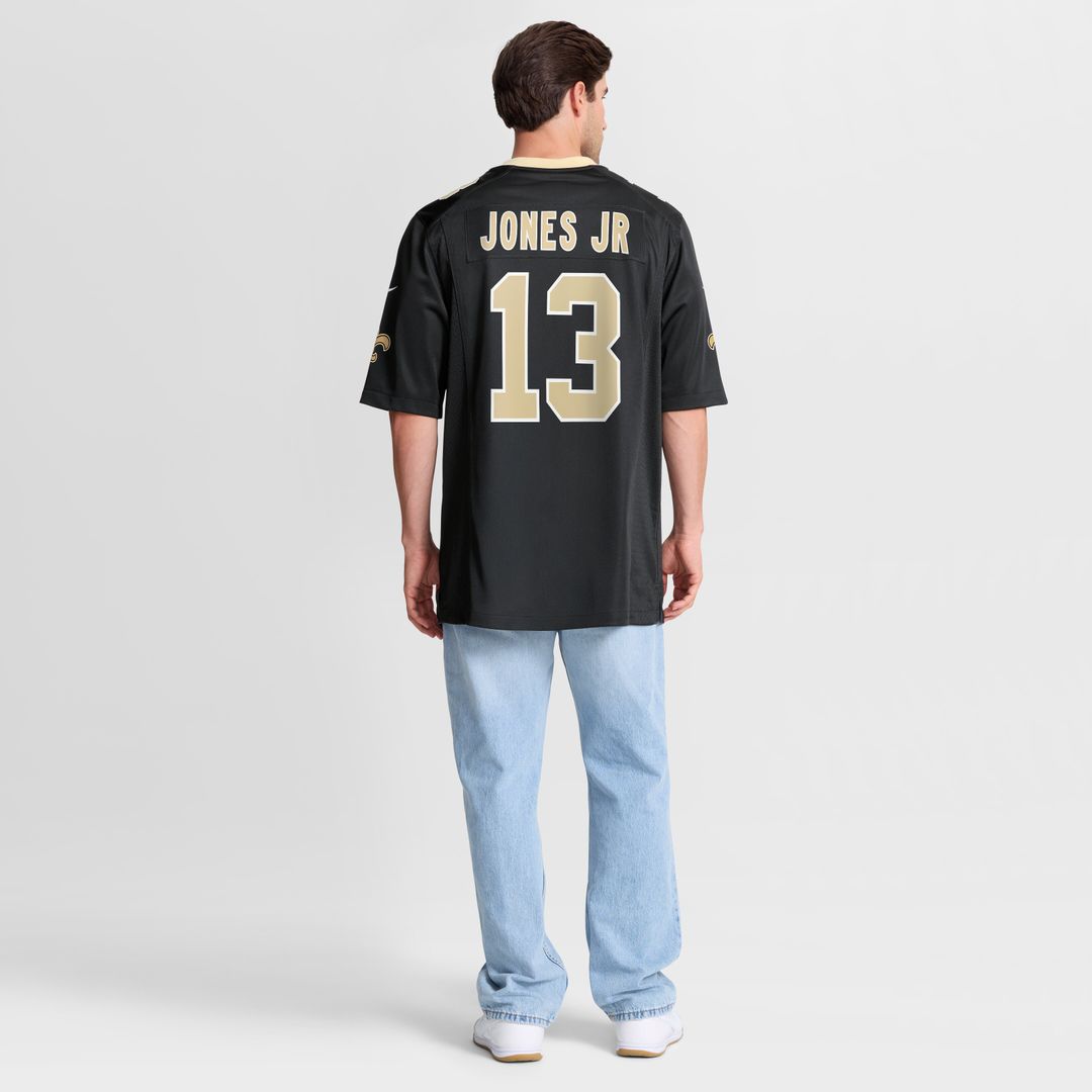 Velus Jones Jr. New Orleans Saints Nike Team Game Jersey - Black