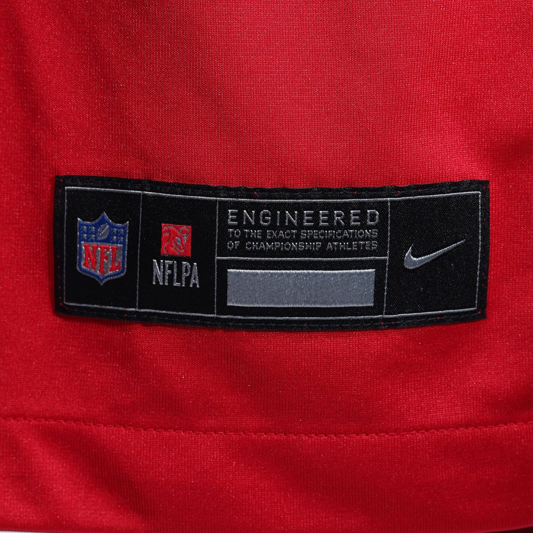 Jake Tonges San Francisco 49ers Nike Team Game Jersey - Scarlet
