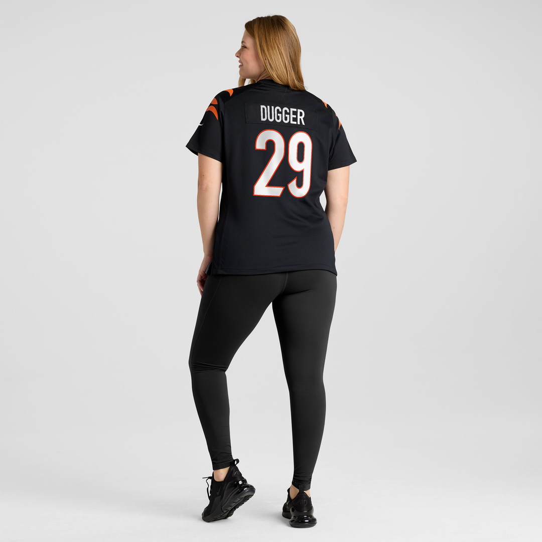 Kyle Dugger Cincinnati Bengals Nike Women's Team Game Jersey - Black
