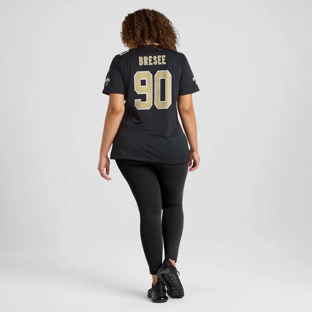 Bryan Bresee New Orleans Saints Nike Women's Game Jersey - Black