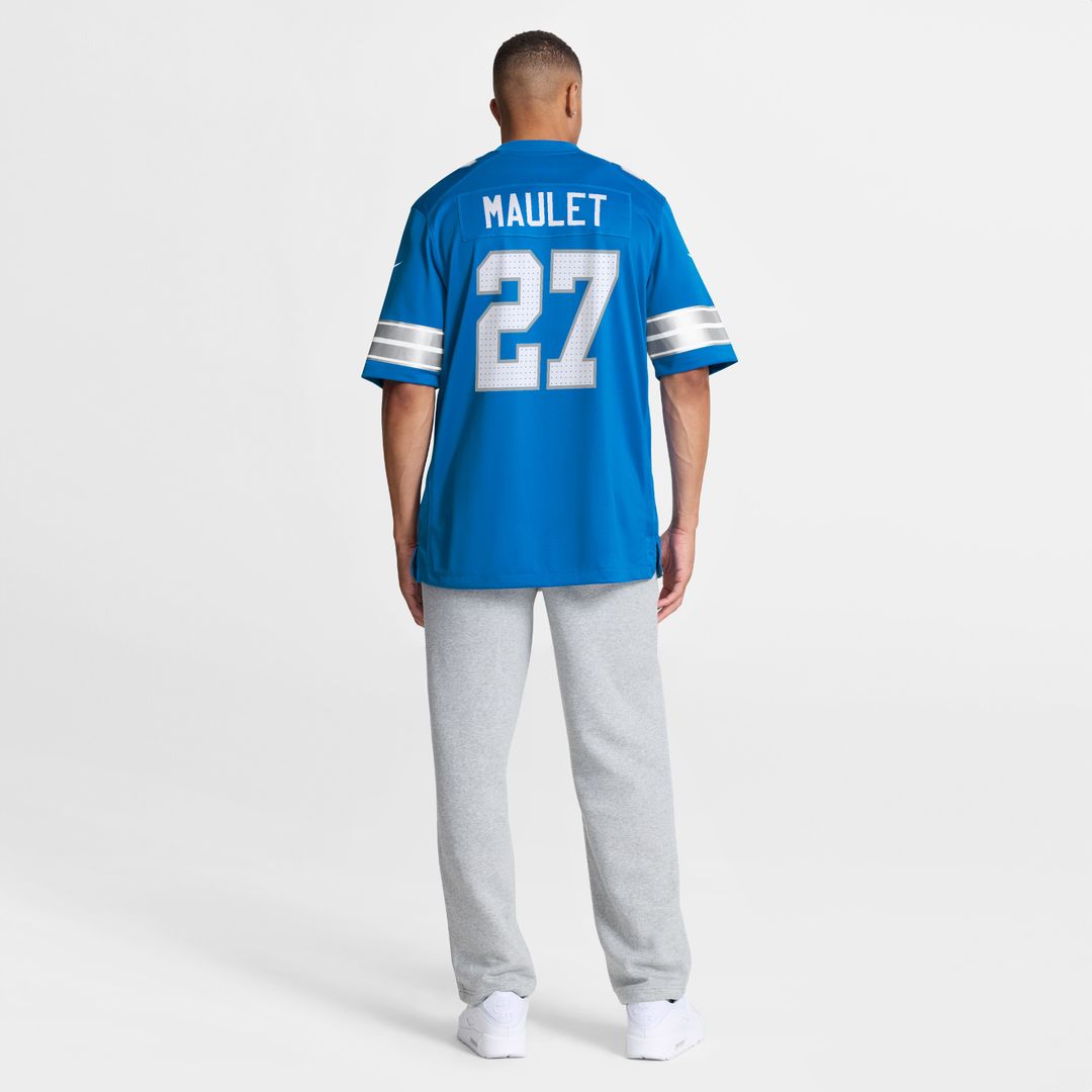 Arthur Maulet Detroit Lions Nike Team Game Jersey - Blue